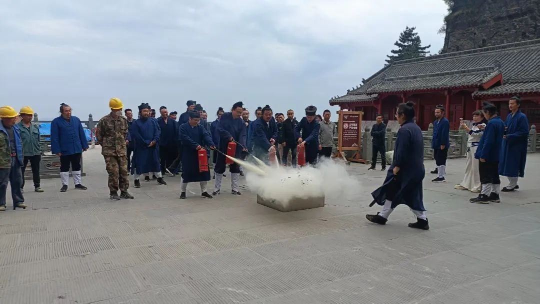 凤凰联盟组织开展“五一”前道教场所安全生产大检查大演练活动